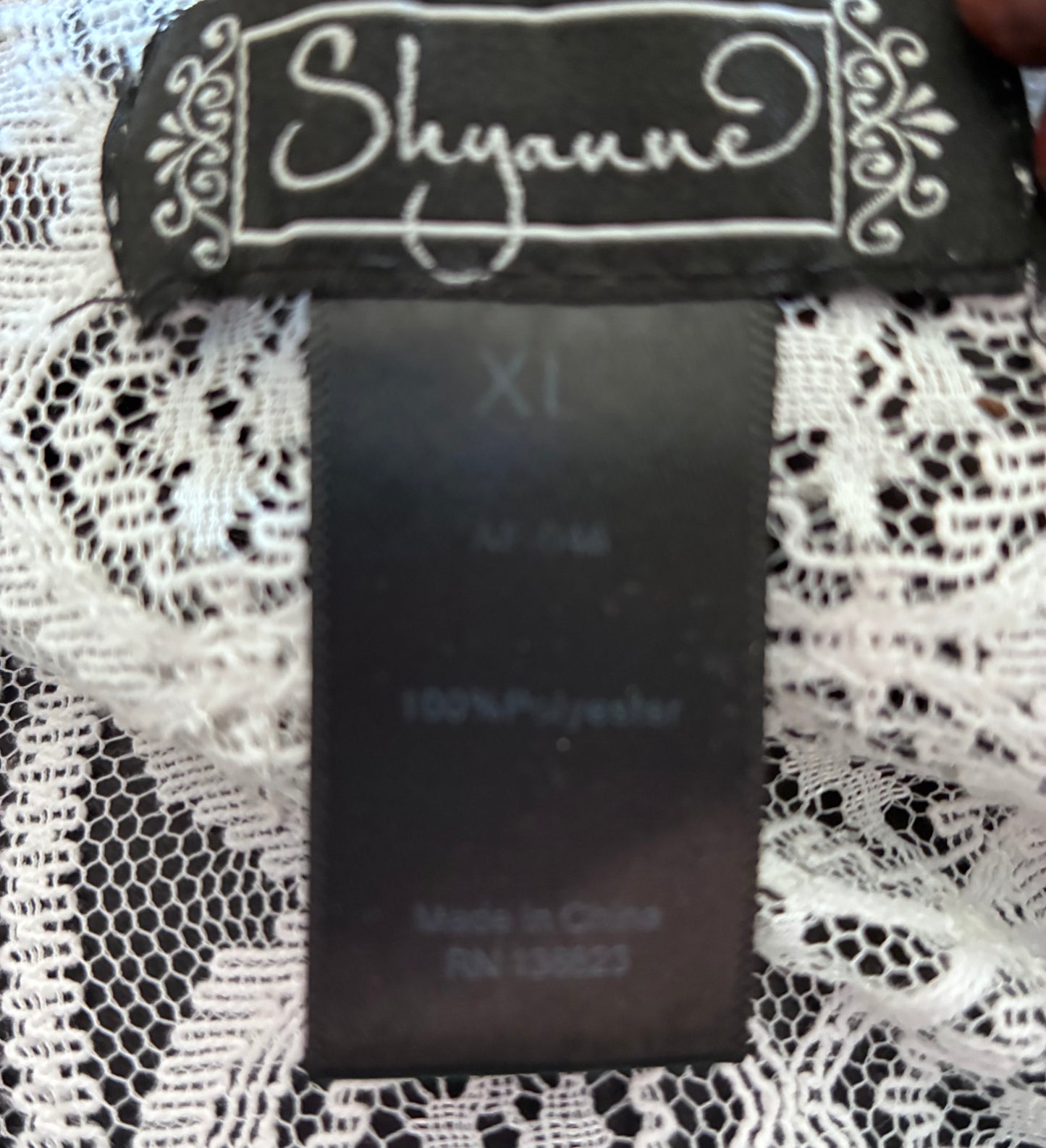 Shyanne White Lace Kimono Top