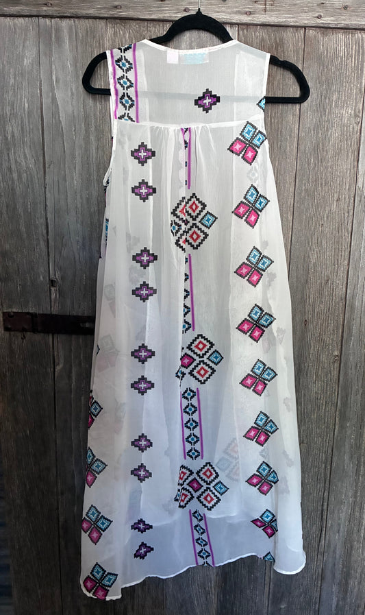 Pink Cadillac Boho Kimono Vest