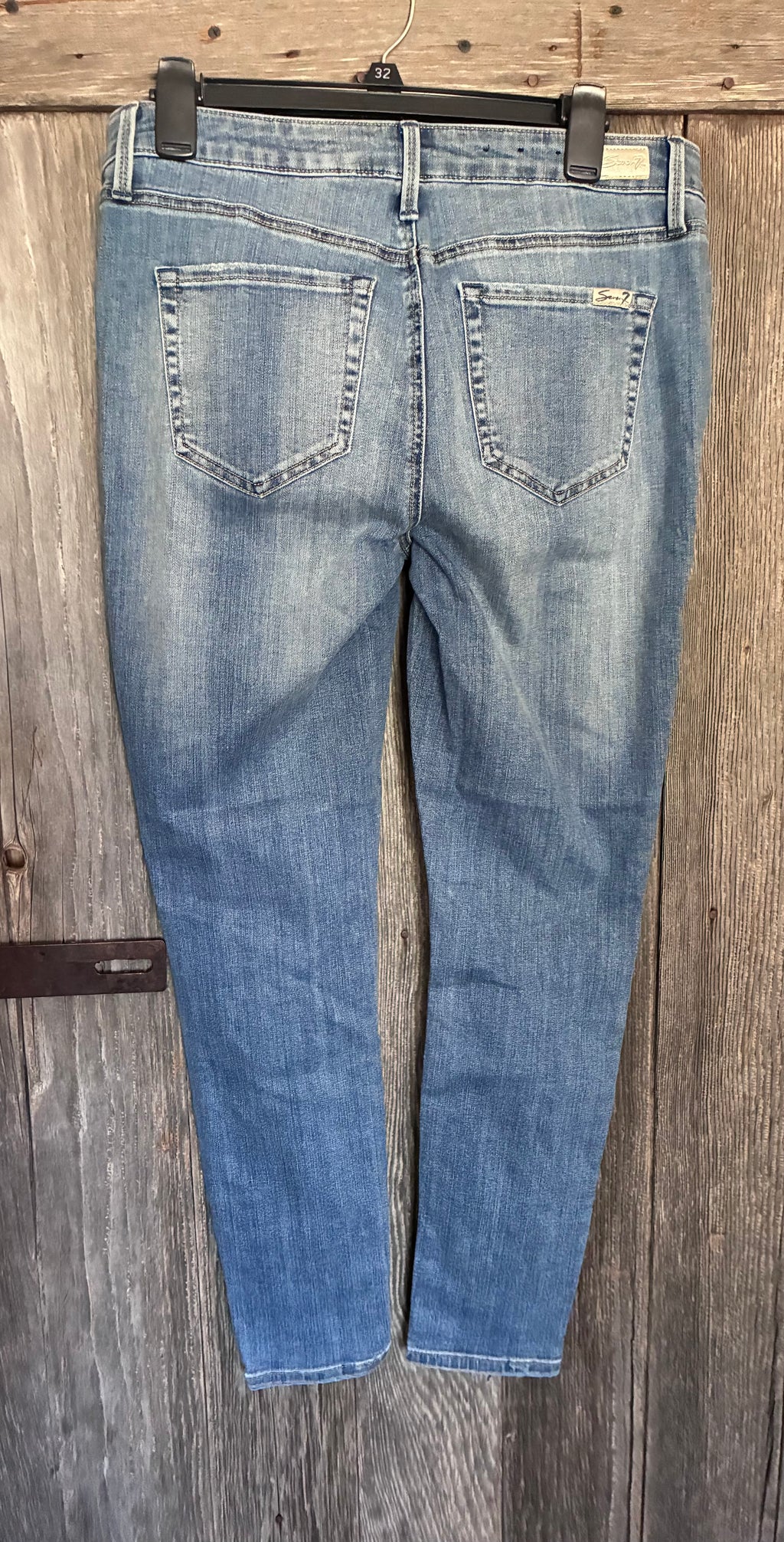 Seven7 Pearl Embellished Skinny Jeans – Size 10