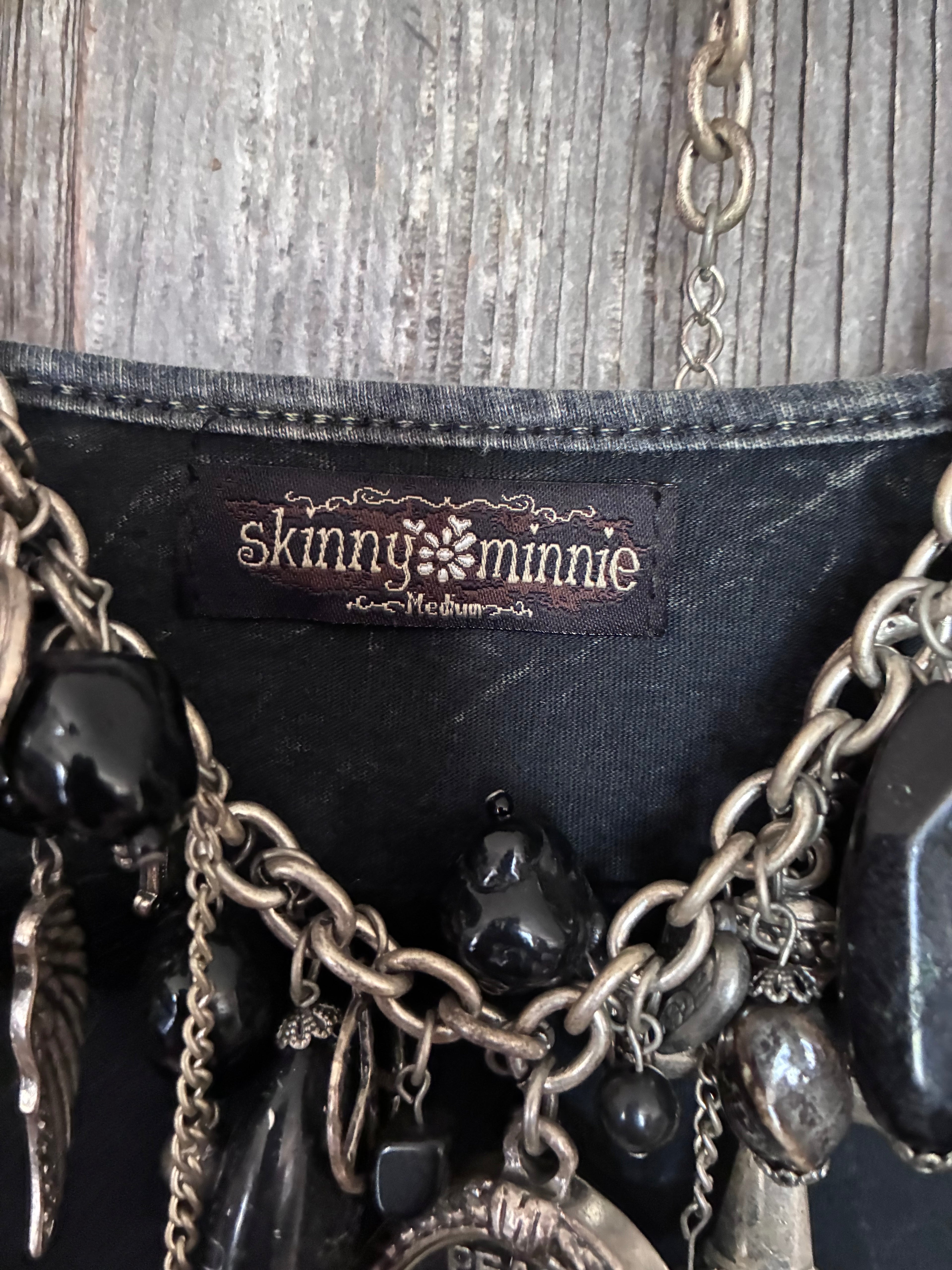 Skinny Minnie Cowboys Forever Mineral Wash Tank Top | Medium