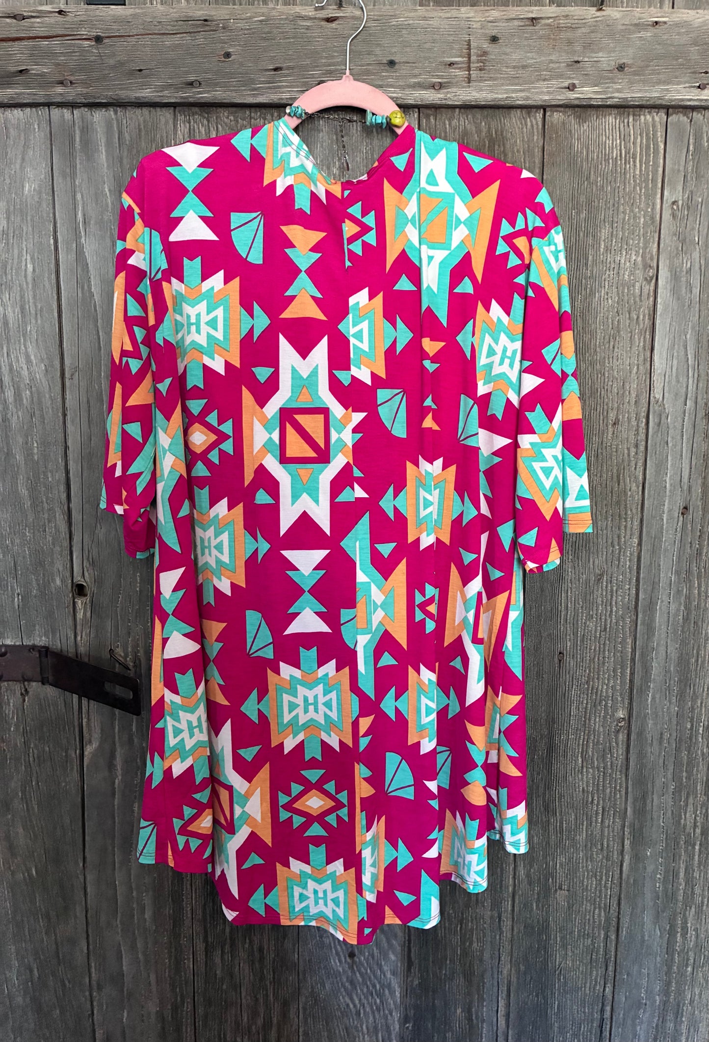 Sew In Love Aztec Print Kimono