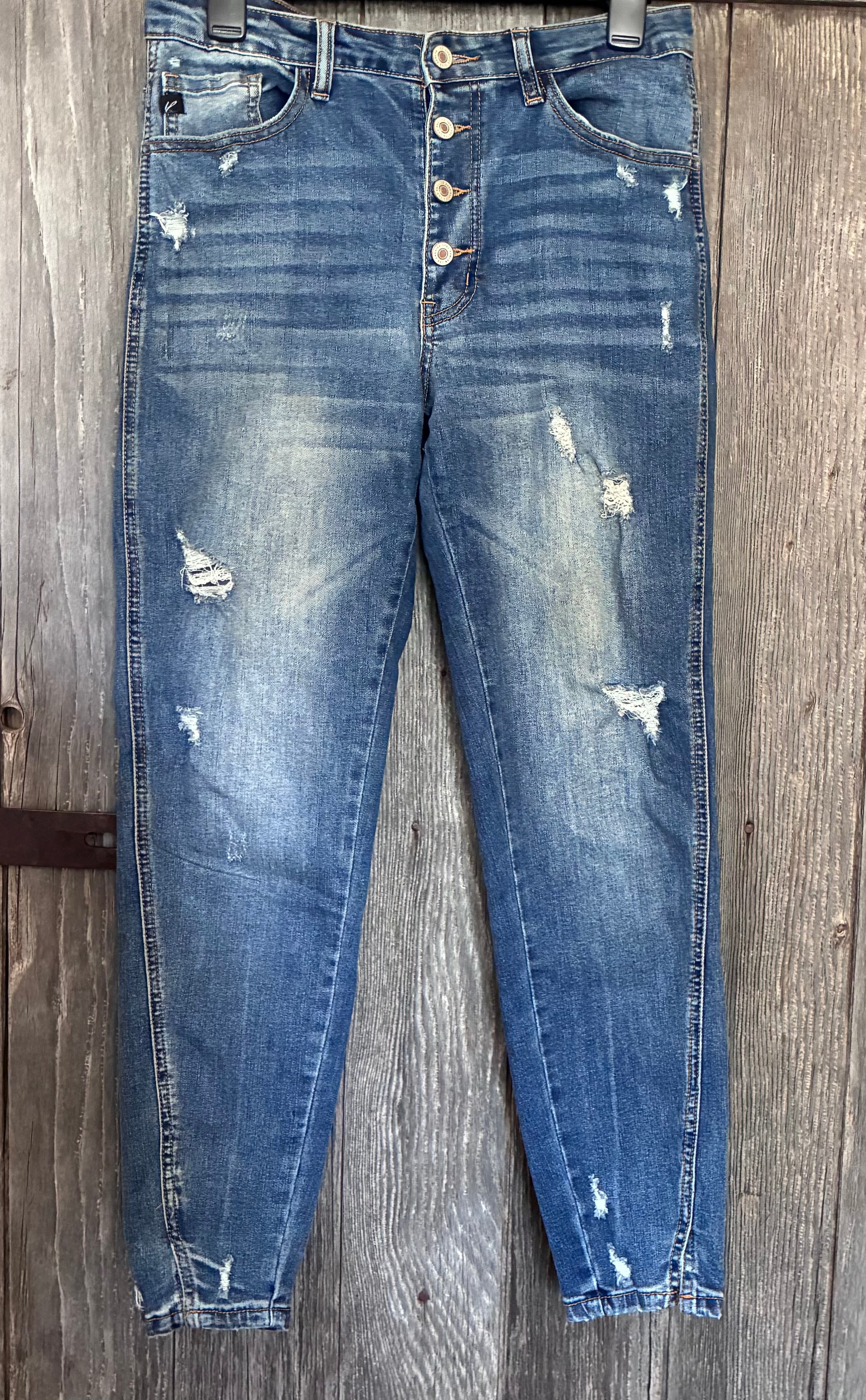 Kancan High Rise Distressed Skinny Jeans – Size 11/29