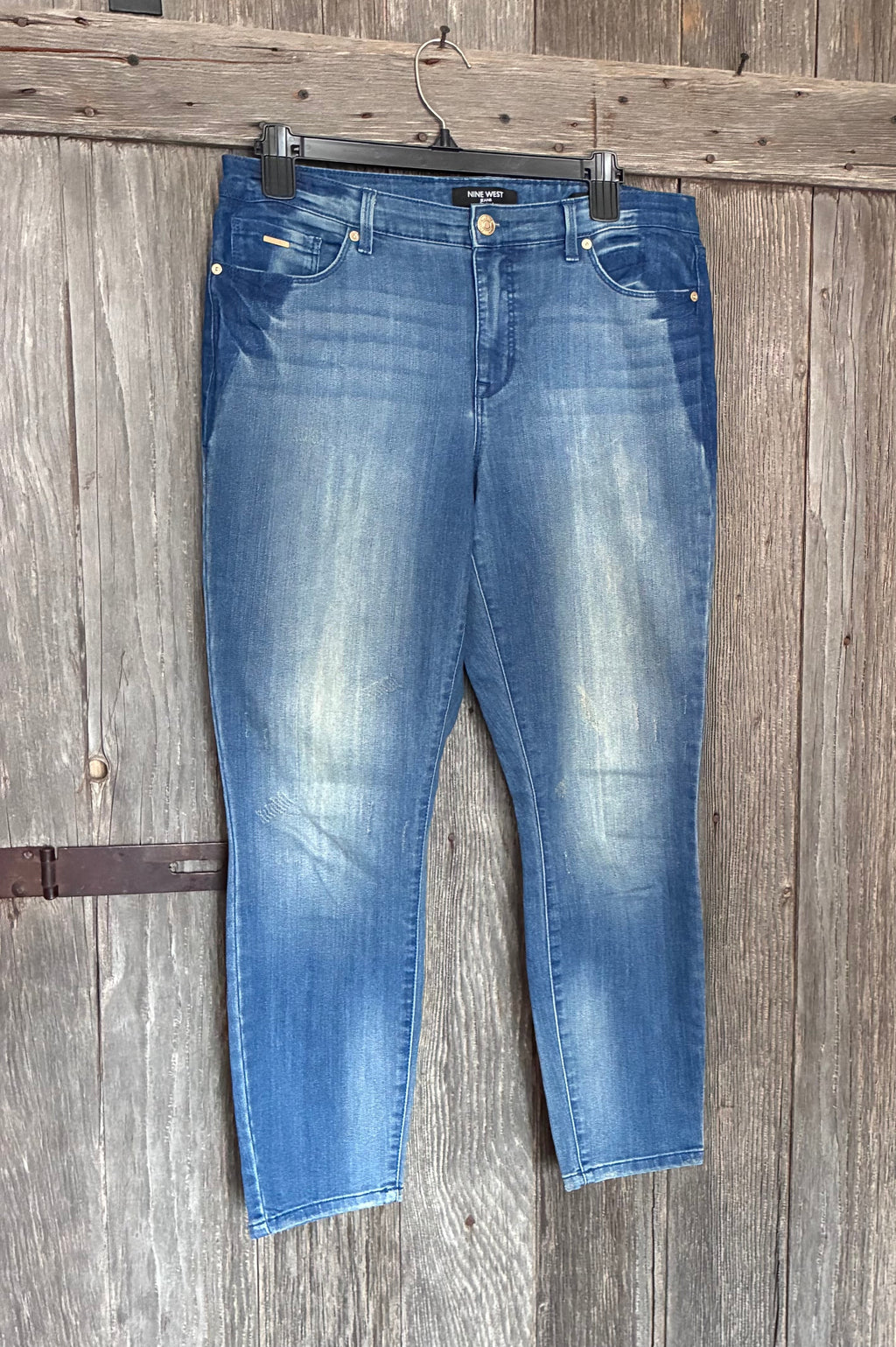 Nine West Gramercy Skinny Ankle Jeans | Size 10