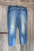 Nine West Gramercy Skinny Ankle Jeans | Size 10