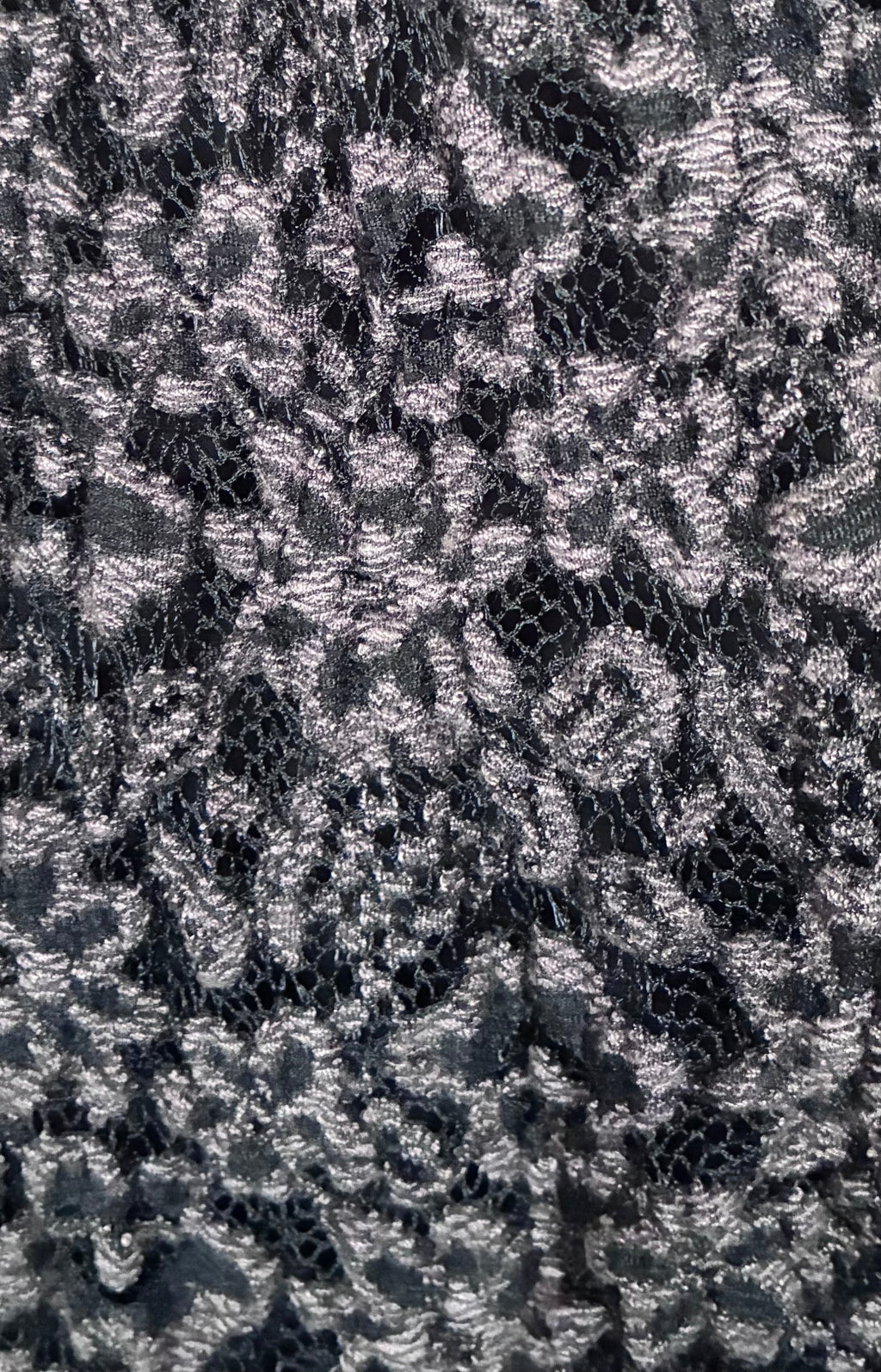 BKE Black & Silver Lace Cardigan – Si