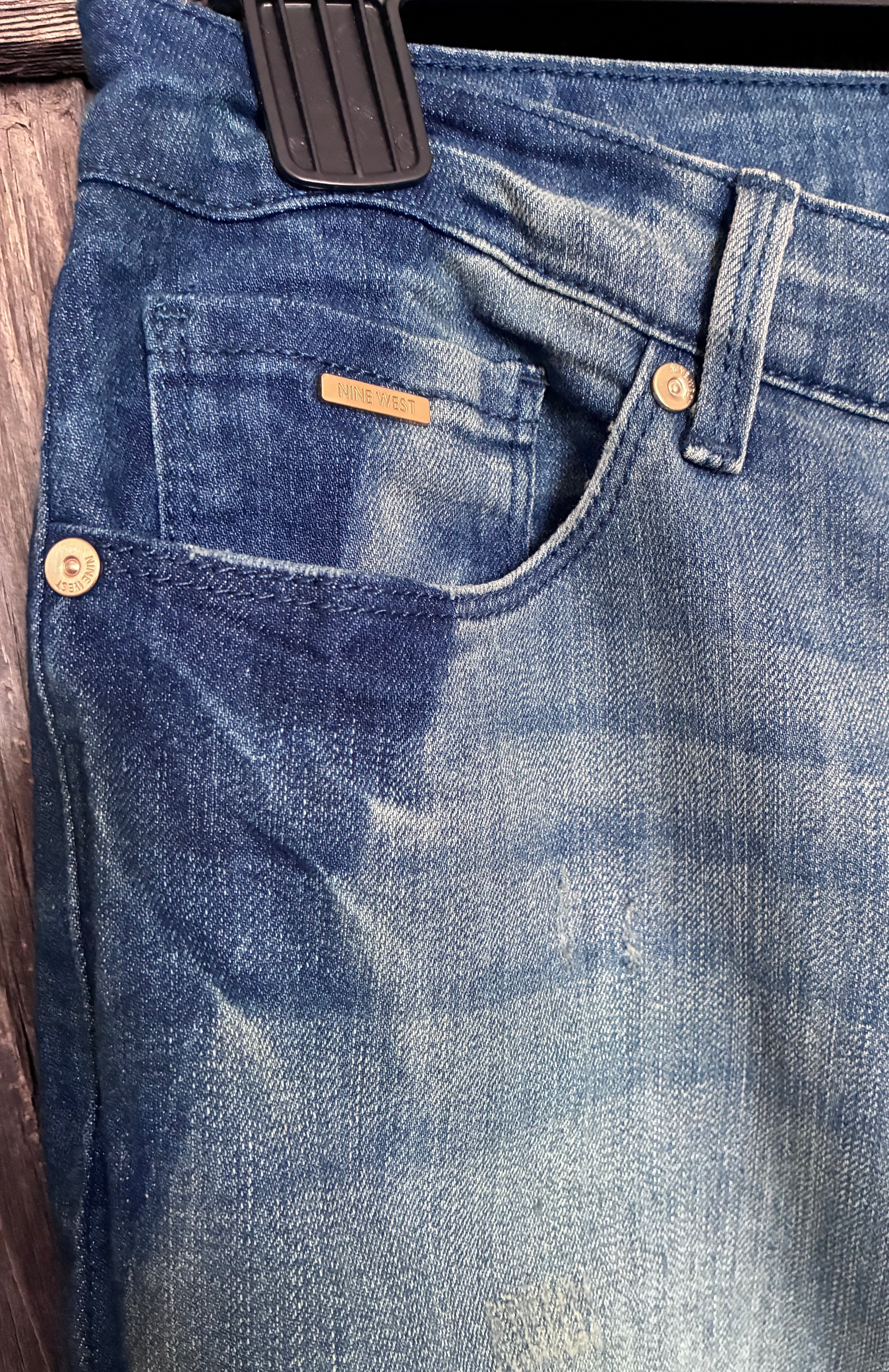 Nine West Gramercy Skinny Ankle Jeans | Size 10