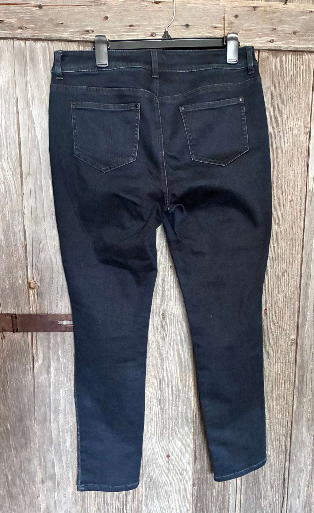 Chico's Platinum Leopard Print Skinny Jeans – Size 1