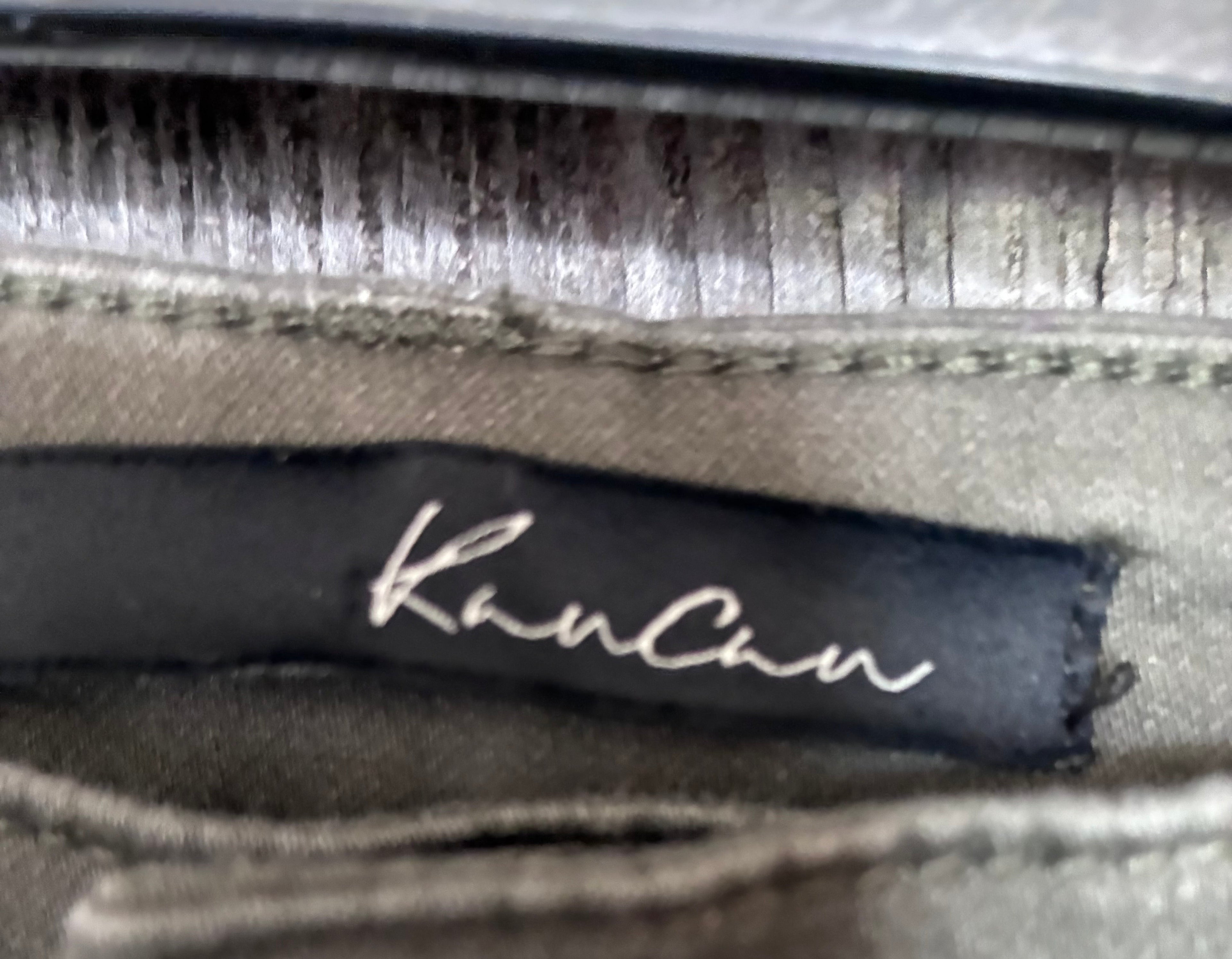 KanCan olive green skinny jeans size 13 - front view