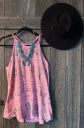 Pink Cactus Tank Top