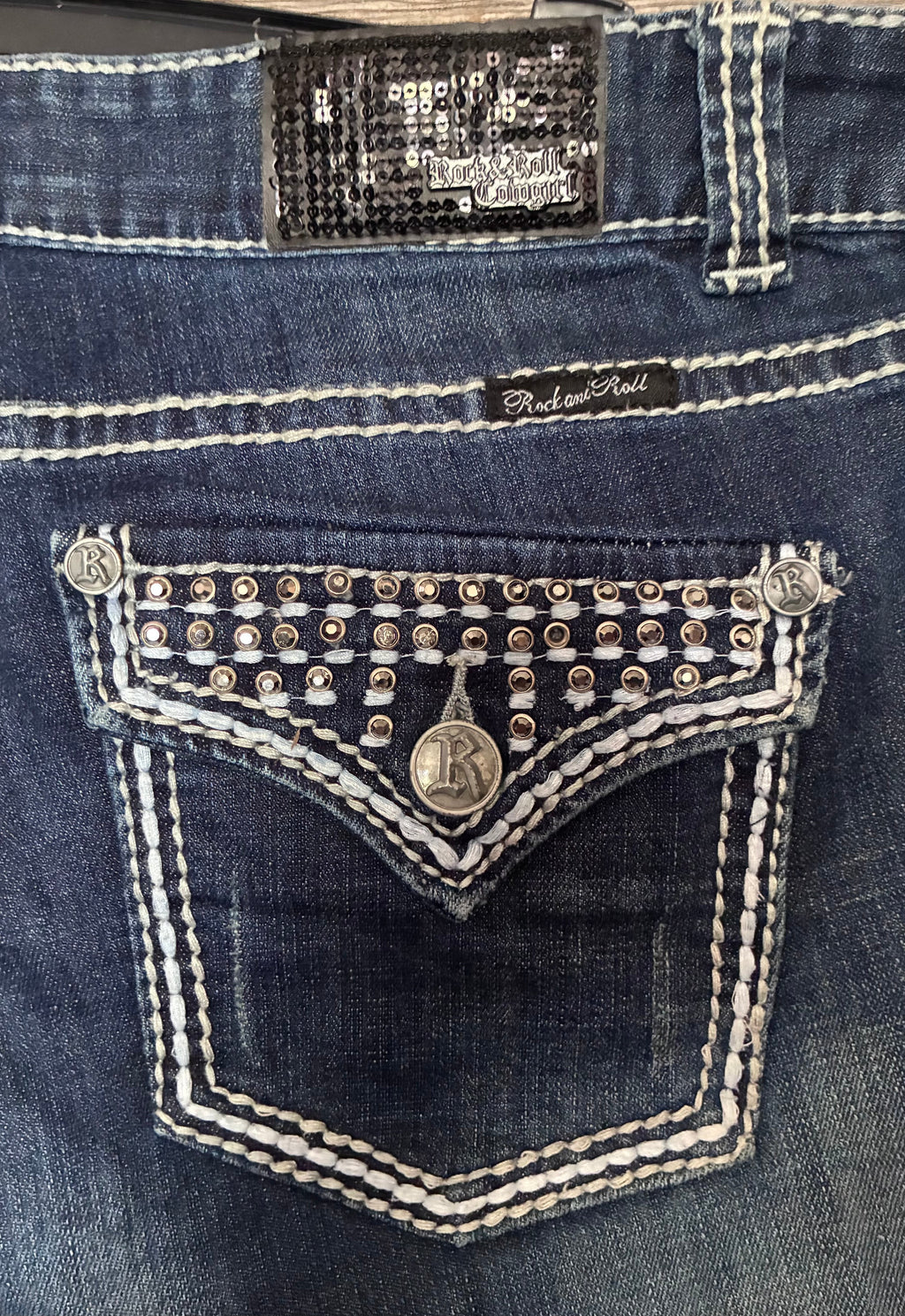 Rock & Roll Cowgirl Low Rise Jeans | Size 32x32