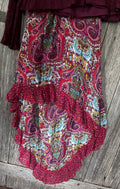 Patrons of Peace Paisley Boho Skirt | Size M Pl