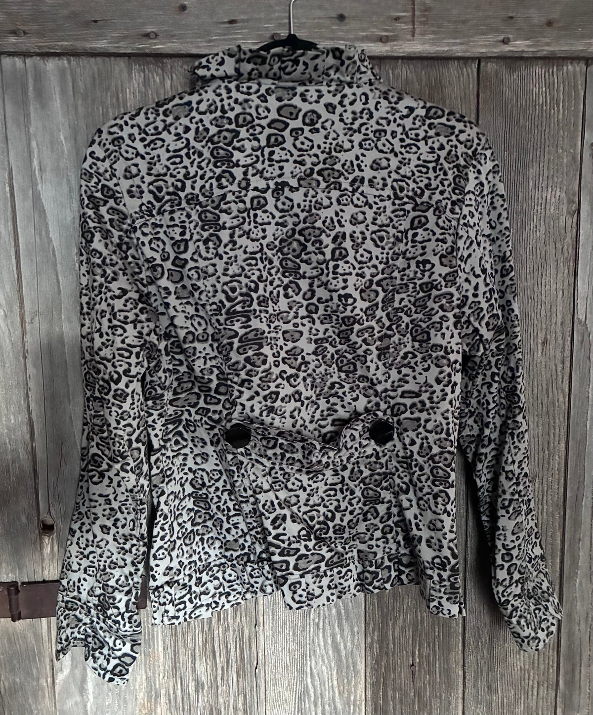 AMX Leopard Print Blazer Jacket – Size Medium