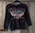 Skinny Minnie Rock & Roll Concert Graphic Top | Size Large