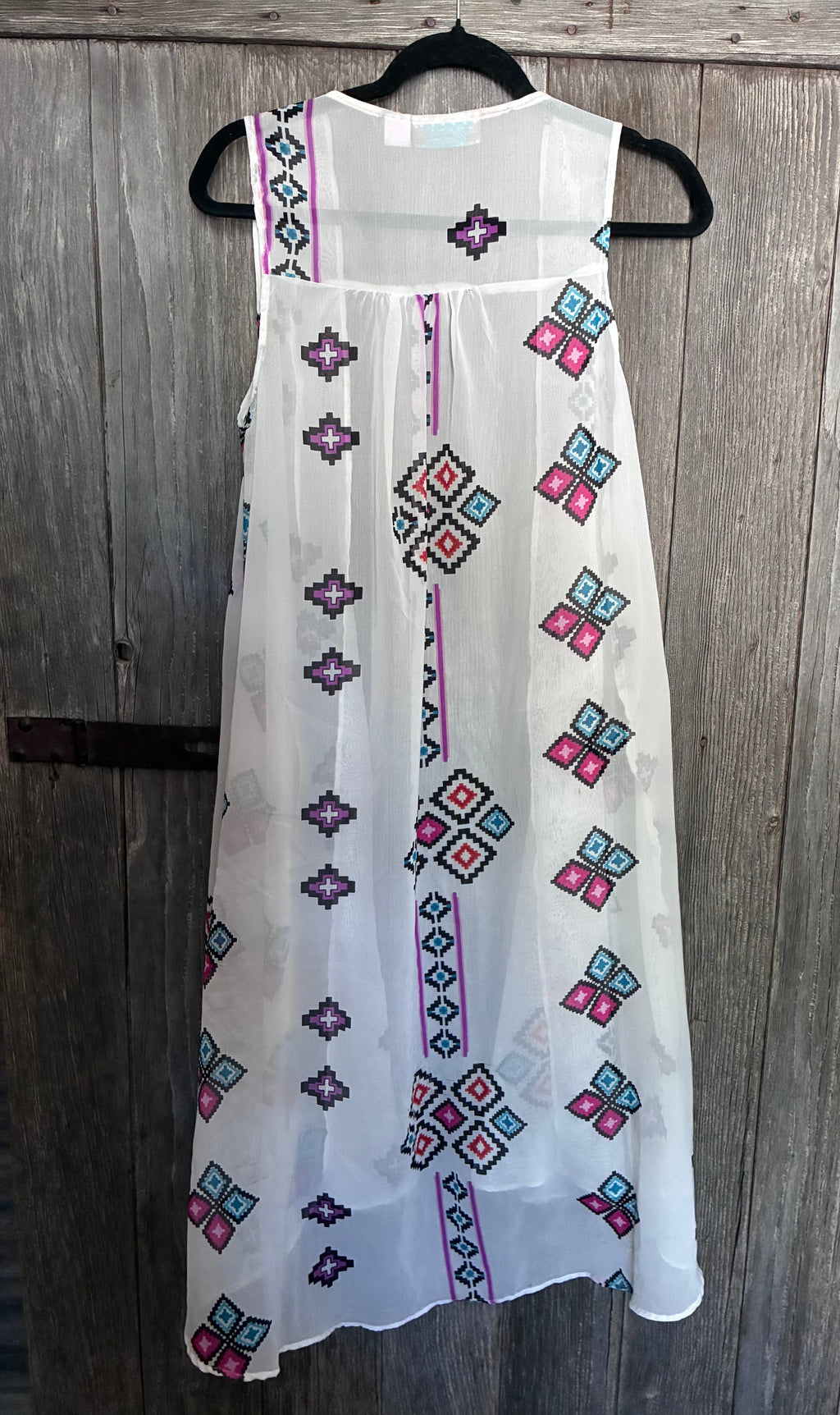 Pink Cadillac Boho Kimono Vest-Size M