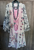 6 Strand Multi Beaded Necklace