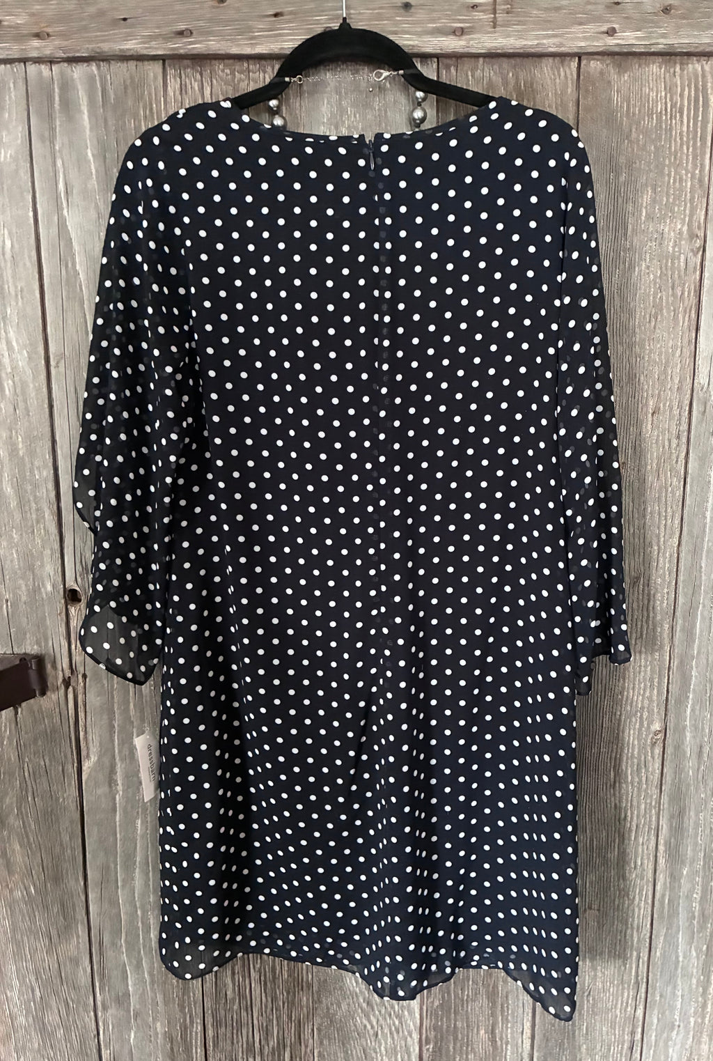 Roz & Ali Polka Dot Shift Dress