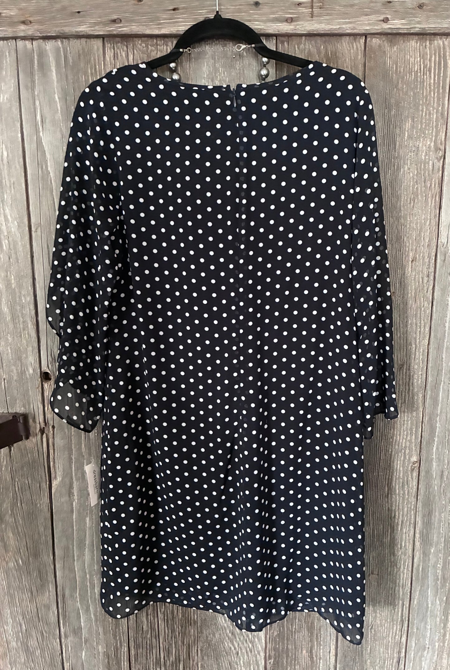 Roz & Ali Polka Dot Shift Dress