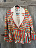 Rhonda Stark Serape Blanket Jacket — Size XL