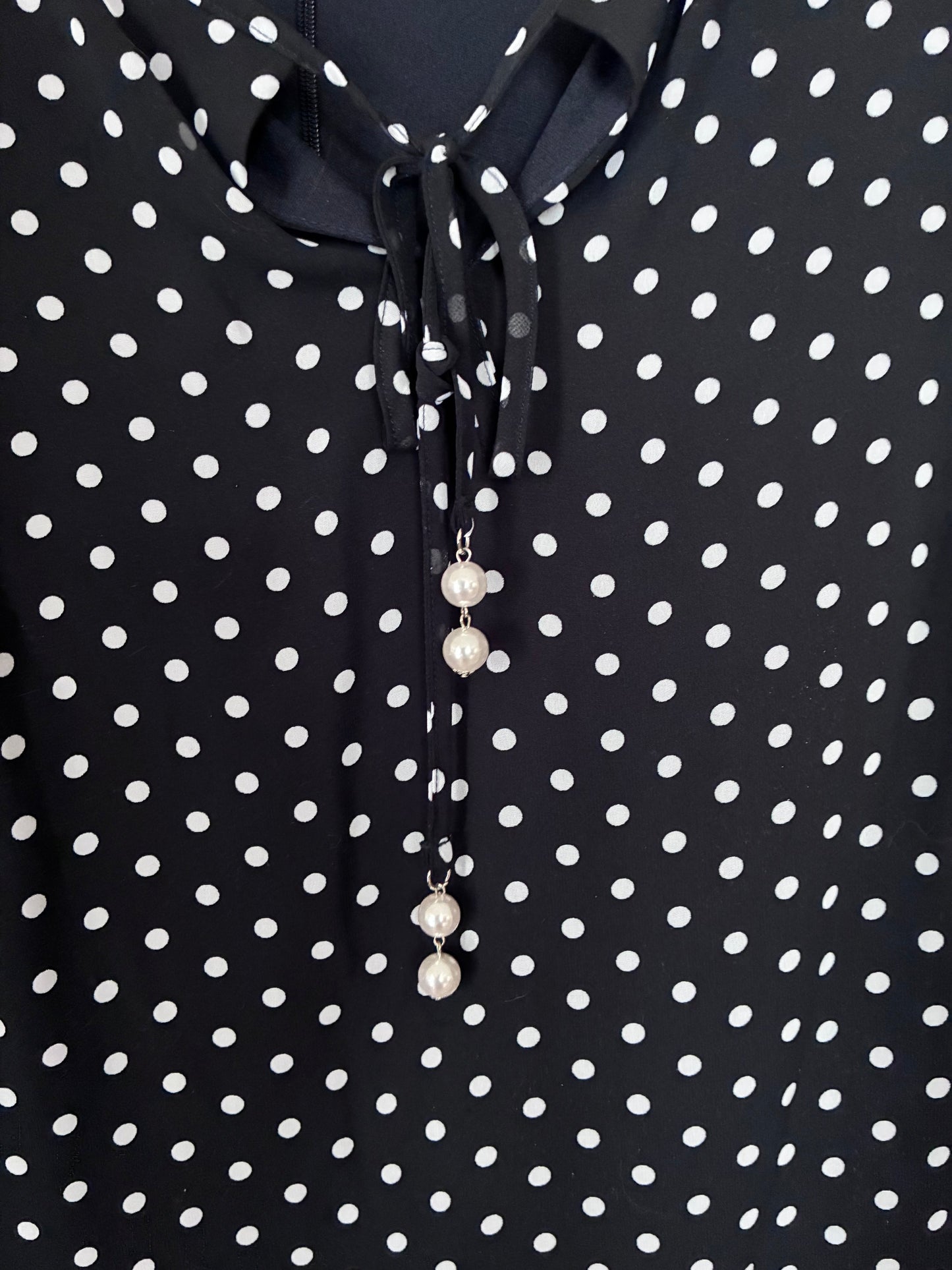 Roz & Ali Polka Dot Shift Dress