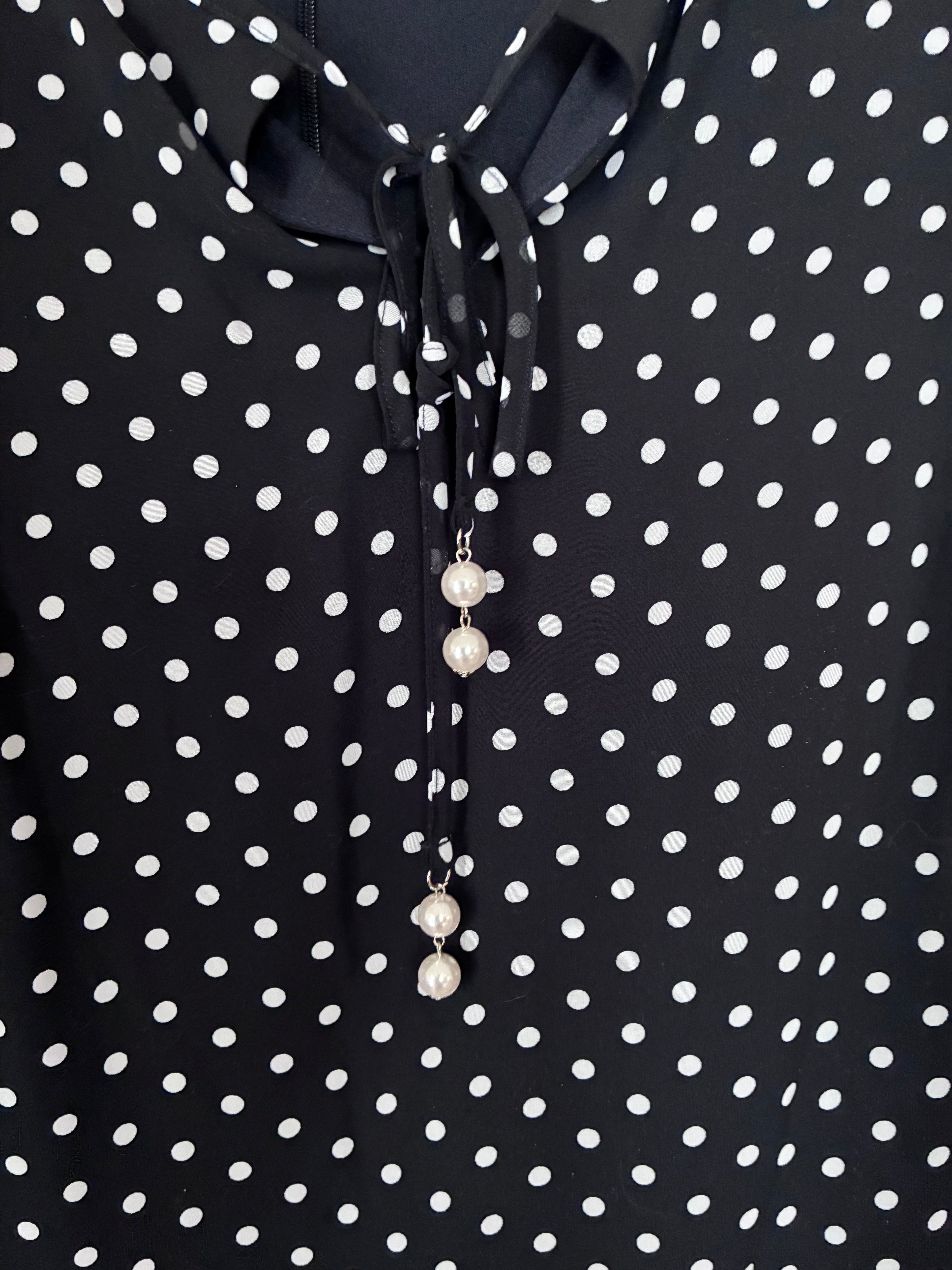 Roz & Ali Polka Dot Shift Dress