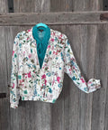 Sanctuary Floral Zip Bomber Jacket – Size L